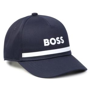 BOSS Navy Print Cap for Boys Age 16
