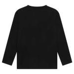 BOSS Junior Black Large Logo T-Shirt, 8 Years