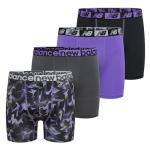 New Balance Boys' 4-Pack Performance Boxer Briefs