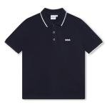 BOSS Kids Navy Logo Polo Shirt, Age 14