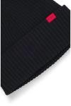 HUGO Kids Xola Wool Beanie with Red Logo