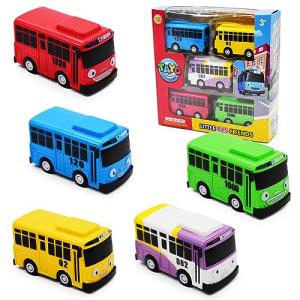 Luxury Mini Coach Model Pull Back Car Set