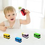 Luxury Mini Coach Model Pull Back Car Set