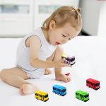 Luxury Mini Coach Model Pull Back Car Set