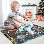 Adorable Stone Toy Airplane with Lights and Sounds