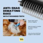 MalsiPree 2-in-1 Dog Brush for Shedding