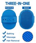 Aoche Dog Bath Brush and Massage Comb Set
