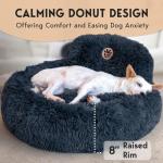 Calming Donut Dog Bed for Medium Dogs 30