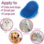 Aoche Dog Bath Brush and Massage Comb Set