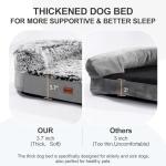 Thick Orthopedic Dog Bed for Large Breeds