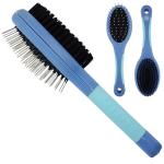 AKC 2-in-1 Dog Grooming Brush for All Breeds