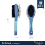 AKC 2-in-1 Dog Grooming Brush for All Breeds