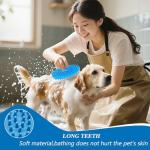 Lilpep 2-in-1 Dog Bath and Massage Brush