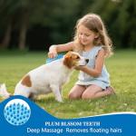 Lilpep 2-in-1 Dog Bath and Massage Brush