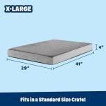 Orthopedic Memory Foam Dog Bed - XL Grey