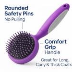 Gentle Round Bristle Brush for Dogs and Cats