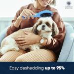 AKC 2-in-1 Dog Grooming Brush for All Breeds