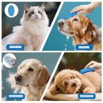 Lilpep 2-in-1 Dog Bath and Massage Brush