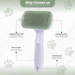 Self-Cleaning Slicker Brush for Dogs