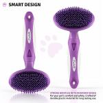 Gentle Round Bristle Brush for Dogs and Cats