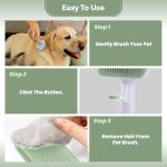 Self-Cleaning Slicker Brush for Dogs