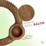 Benebone Large Bacon Chew Toy for Aggressive Chewers