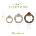 Benebone Large Bacon Chew Toy for Aggressive Chewers