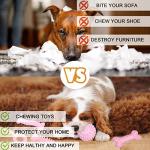 6 Pack Pink Chew Toys for Puppies