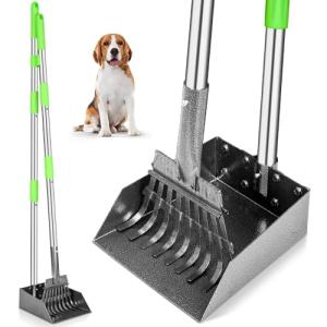 TOOGE Heavy Duty Pooper Scooper with Long Handle