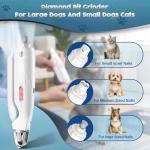 2-in-1 Pet Nail Clippers and Grinder with Light