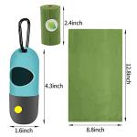 Dog Poop Bag Dispenser with LED Light - 2 Pack