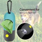 Dog Poop Bag Dispenser with LED Light - 2 Pack