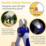 LED Dog Nail Clippers with Safety Features