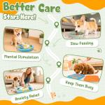 KIPRITII Dog Enrichment Toys Set for Boredom Relief