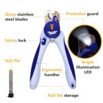 LED Dog Nail Clippers with Safety Features