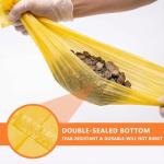 Dog Poop Bags, Poop Bags for Dog, 120 Pcs Leak Proof and Extra Thick Dog Poop Bags, The Most Presidential Poop Bag Ever, Funny Trash Can Cat Pet Poop Waste Bag Rolls(8 Rolls Totally)