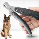 Best Dog Nail Trimmer for Anxiety Sensitive Dog, Silent Sharpest Smoothest Dog Nail Clippers for Thick Nails, Heavy Duty Professional Dog ToeNail Clipper, Build-in Comb & Nail File