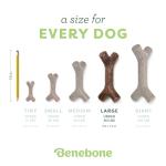 Benebone Maplestick Real Wood Durable Dog Chew Toy, Made in USA, Large