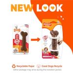 Nylabone Power Chew Groove Bone - Dog Toys for Aggressive Chewers - Durable Dog Toy for Small Breeds - Small Dog Chew Toys - Flavor Medley, Small, Up to 25 Ibs. (1 Count)