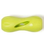 West Paw Zogoflex Qwizl Interactive Treat Dispensing Dog Puzzle Treat Toy for Dogs, Granny Smith, Large