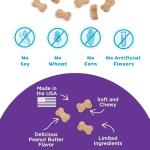 Outward Hound by Nina Ottosson Puzzle Bitez USA Made Dog Treats, Peanut Butter Flavor, Bite-Sized Training Reward and Interactive Puzzle Toy Treats, 7.5oz