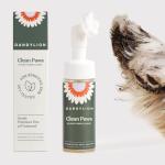 Dandylion Clean Paws | No-Rinse Dog Paw Cleaner & Dog Paw Washer | Gentle, Fragrance-Free, pH Balanced Foaming Cleanser with Silicone Bristle Brush | Safe for All Dogs | 5 fl oz