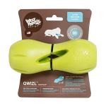 West Paw Zogoflex Qwizl Interactive Treat Dispensing Dog Puzzle Treat Toy for Dogs, Granny Smith, Large