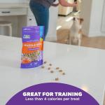 Outward Hound by Nina Ottosson Puzzle Bitez USA Made Dog Treats, Peanut Butter Flavor, Bite-Sized Training Reward and Interactive Puzzle Toy Treats, 7.5oz