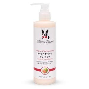 Warren London Hydrating Butter Leave in Pet Conditioner for Dogs | Lotion for Skin and Coat | Aloe Puppy & Dog Conditioner for Hair Detangler, Dry Skin, & Pet Fur Dandruff | Made in USA | Guava 8oz