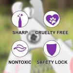 OneCut 6" Dog Nail Clippers for Small, Medium and Large Breed Professional Pet Nail Trimmers -Suitable for Cats, Rabbits and Guinea Pigs with Safety Guard to Avoid Over Cutting (Pink)