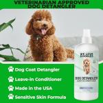 We Love Doodles Dog Detangler Spray - Leave-in Conditioner for Dogs - Dog Detangling Spray - Dematting Spray for Dogs - Tangle Remover - Made in The USA (Lavender)