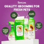 TropiClean Dog Detangler Spray Dematting, Leave in Conditioner, Perfect for Doodles & All Coat Types, Sweet Refreshing Scent, Made in the USA, 16 oz.