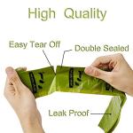 ECO-CLEAN Dog Poop Bags, 24 Rolls/360 Bags with Dispenser, Dog Waste Bags, Unscented, Leak-Proof, Easy Tear-Off