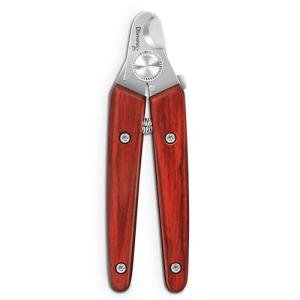 Diamondg Heavy Duty Dog Nail Clipper and Trimmer with Full Length Hardened Steel and Wooden Handle